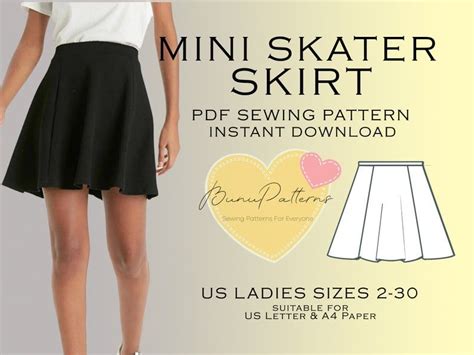 Skirt Patterns Sewing Sewing Skirts Mini Skater Skirt Plus Size