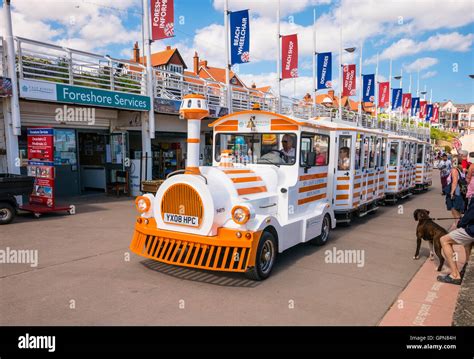 Landtrain On South Promenade Bridlington East Yorkshire Uk Stock Photo