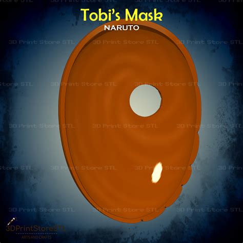 3D file Tobi Mask from Naruto Shippuden - Fan Art for cosplay 3D print ...