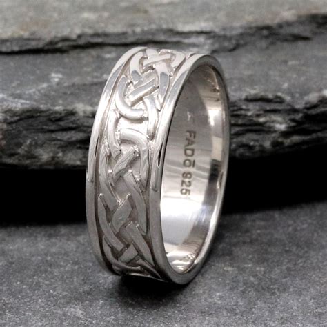 Celtic Knot Silver Wedding Band Celtic Wedding Rings Rings From Ireland