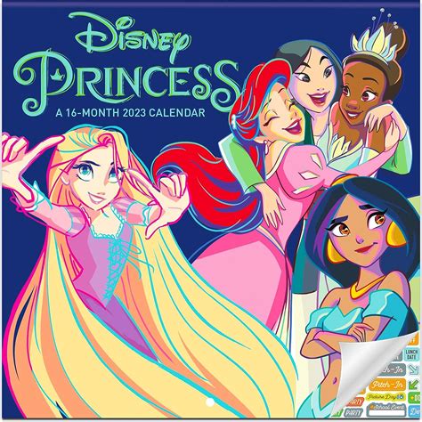 Buy Disney Princess Calendar 2023 Deluxe 2023 Disney Princess Wall