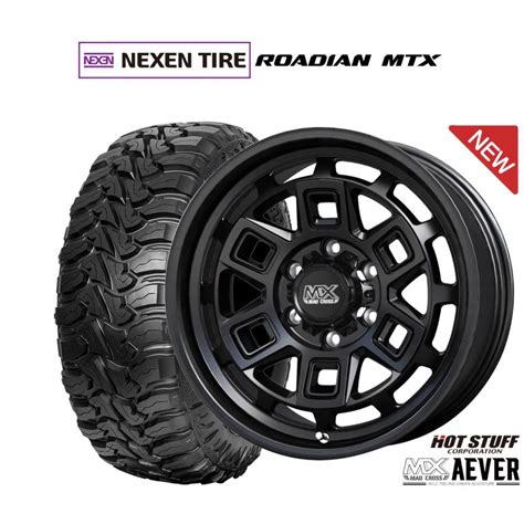 HOT STUFF オフロードタイヤ ホイール4本セット ホットスタッフ マッドクロス アイヴァー NEXEN ネクセン ROADIAN ローディアン MTX 285 70R17