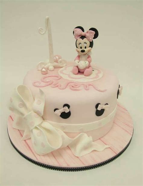 Minnie Baby Girl Birthday Cake Birthday Cake Girls Minnie Cake