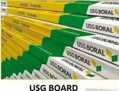 6Ft White USG Boral Gypsum Board Thickness 6x4 At Rs 325 Piece In New