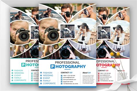 Photography Flyer Template Photo Studio Flyer Photographer Etsy