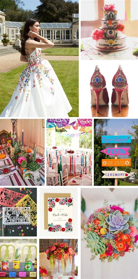 Mexican Folk Art Wedding Inspiration From Miss Bush Bridal Boutique