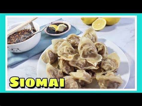 Pan Steam Siomai With Chili Garlic Sauce Recipe Pang Negosyo