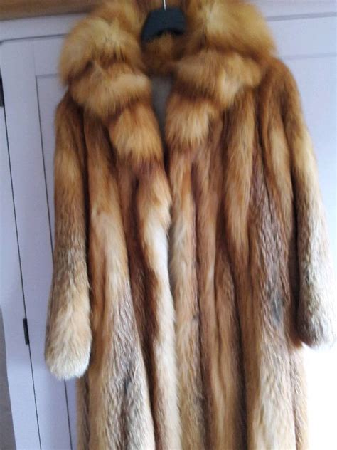 Vintage Fox Fur Coats For Sale White Fox Fur Coat Jacket Vintage 50s