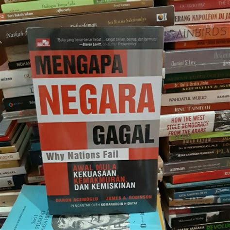 Jual Buku Mengapa Negara Gagal Why Nations Fail Awal Mula Kekuasaan Kemakmuran Dan