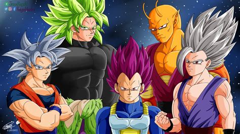 Goku Mui Broly Vegeta Ue Orange Piccolo Y Gohan Beast Personajes