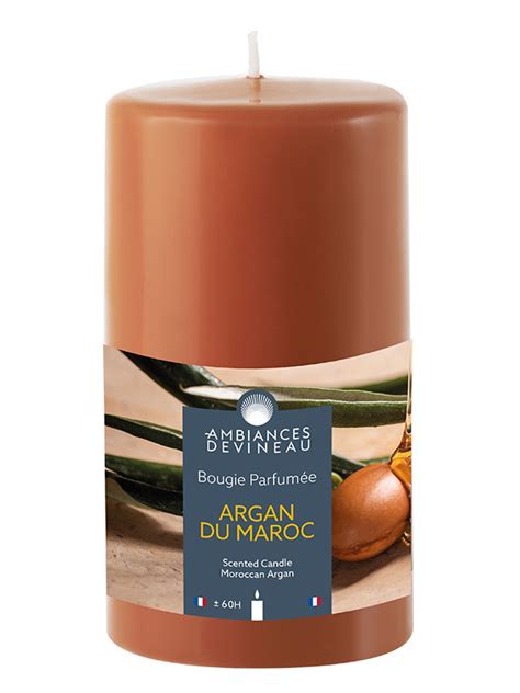 AMBIANCES DEVINEAU Bougie parfumée cylindrique Terre d argile 60h