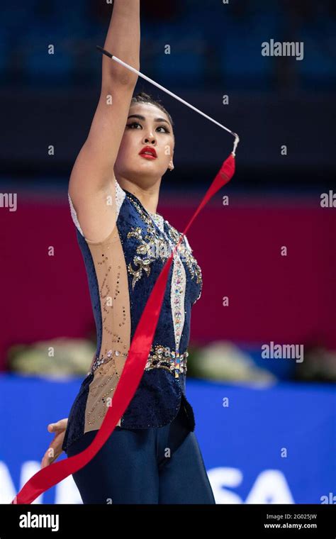 Pesaro Italy 29th May 2021 Kyrgyzstan S Aisha Izabekova During The