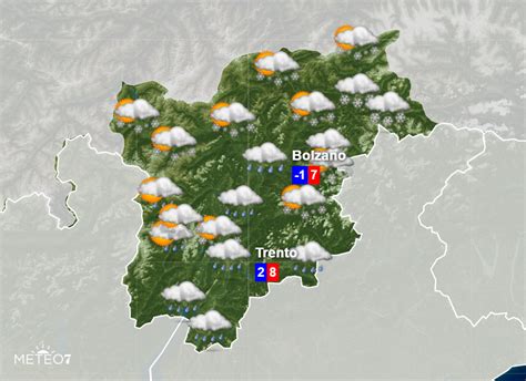 METEO Trentino Alto Adige NEVE in queste zone Martedì 28 e PREVISIONI