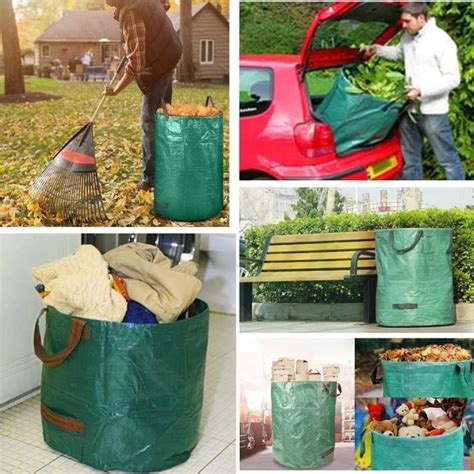 Lot De Sacs D Chets De Jardin L Autoportants Et Pliables Pour