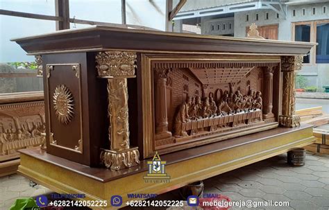 Jual Meja Altar Katolik Meja Altar Gereja Katolik Jati Terbaik