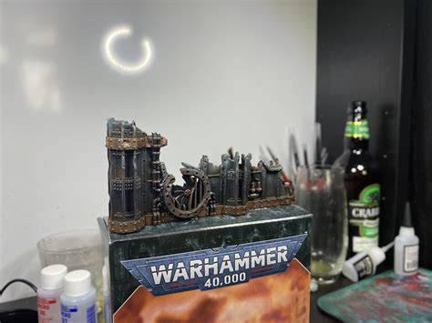 My first terrain painted : r/Warhammer40k