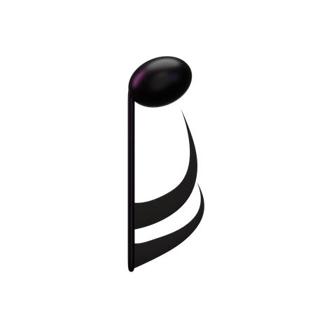 Premium Music Semibreve note 3D Icon download in PNG, OBJ or Blend format