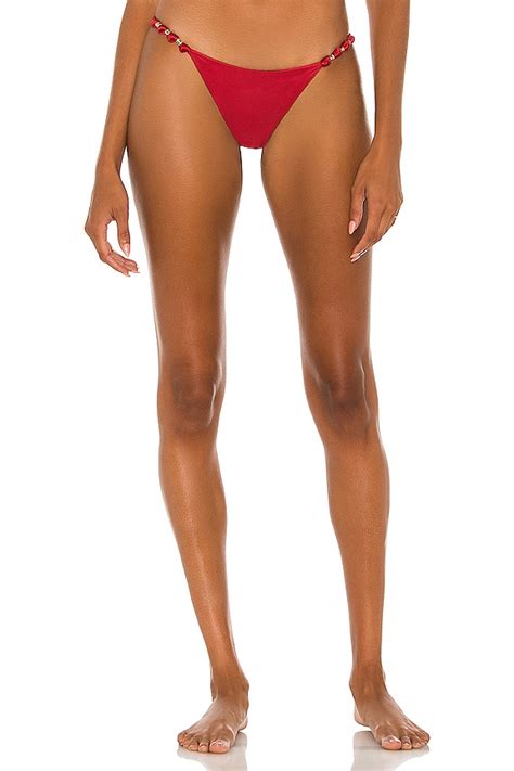 Vix Swimwear Paula Bikini Bottom Br In Red Revolve