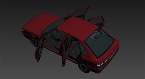 Renault 21 GTS 3D Model $80 - .3ds .fbx .max .unknown .obj - Free3D