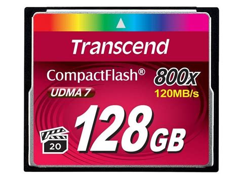 Transcend CF 128GB 800x : Caratteristiche e Opinioni | JuzaPhoto