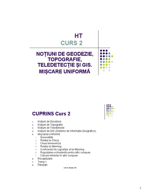 Pdf Curs Generalitati Topo Gis Mu Pdf Dokumen Tips