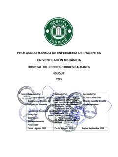 PROTOCOLO MANEJO DE ENFERMERIA DE PACIENTES EN Protocolo Manejo De