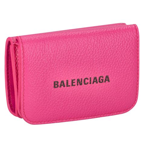 バレンシアガ Balenciaga 財布 三つ折り ミニ財布 ロゴ ミニウォレット ピンク系 593813 1iz43 5660 アメイジング