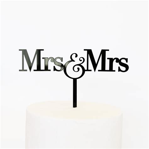 Mrs And Mrs Cake Topper Sandra Dillon Design