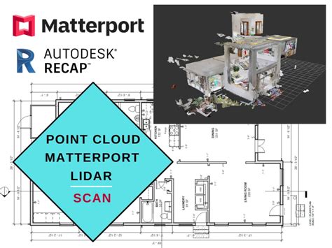 Matterport Point Cloud Lidar Scan Converted To Revit And CAD As