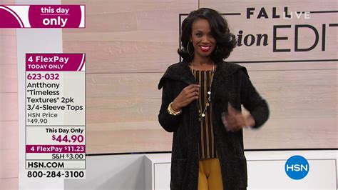 Hsn Antthony Design Original Fashions 09212018 03 Pm Youtube