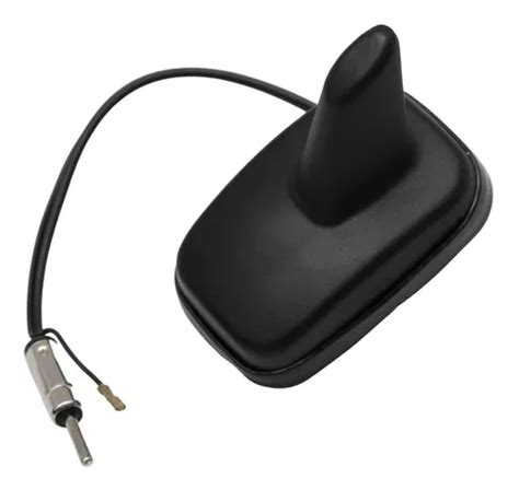 Antena Shark Tubarão Preto Fosco Plug Din Vw Logus 95 1997 Frete grátis