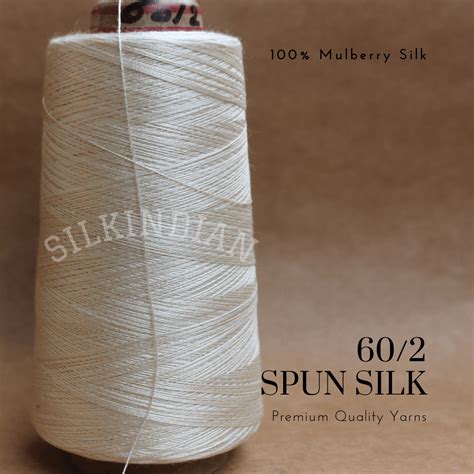 60 2 Spun Silk Yarn