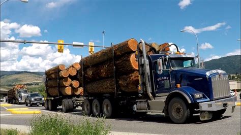 Logging Trucks 28 Various Axle And Trailer Configurations Haulin