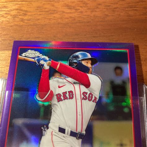 Yahoo オークション 250枚限定 吉田正尚 2023 Topps Chrome Purple