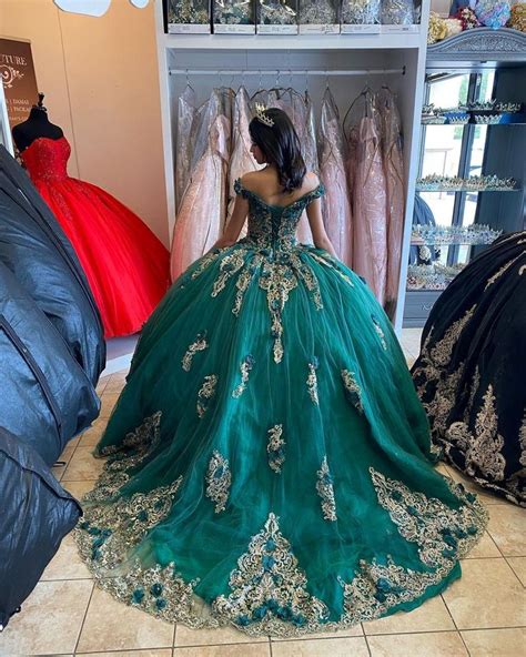 Dark Green Quinceanera Dresses Green Quince Dresses Emerald Green