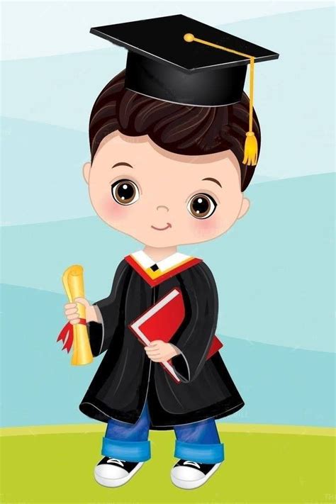 Niño Graduado 🎓 Imagenes De Graduados Niños Graduados Imagenes De Niños Graduados