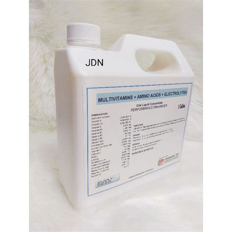 multivitaminsamino acidselectrolytes oral liquid concentrate