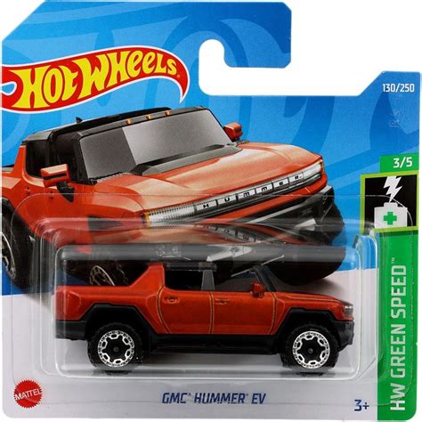 GMC Hummer EV HW Green Speed Orange Hot Wheels