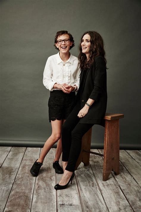 Winona Ryder And Millie Bobby Brown From Stranger Things At Tca 2016