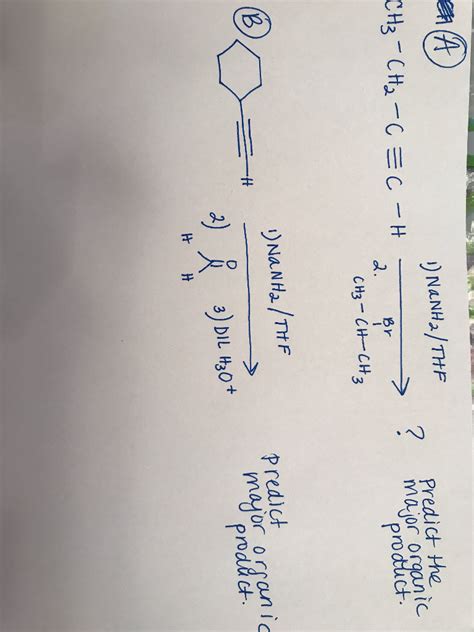 Solved Predict The Major Organic Product Predict Major Chegg