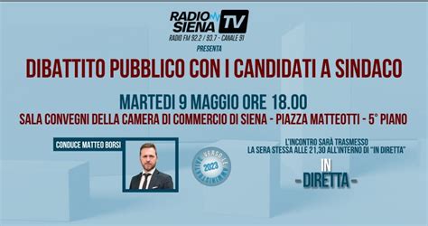 Elezioni Stasera Il Dibattito Pubblico Tra I Candidati A Sindaco