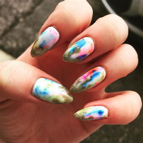 Watercolor Nail Art Water Color Nails Nails Nail Art