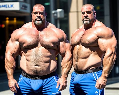 Musclesandbulk On Twitter Rt Aimuscleartwork Sexy Well Hung Twins