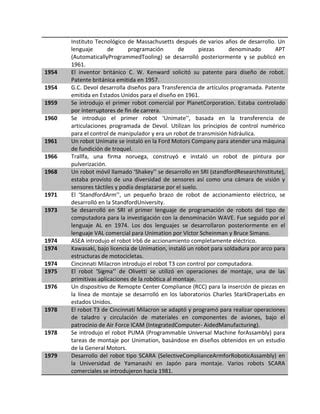 Unidad Morfologia Del Robot Pdf