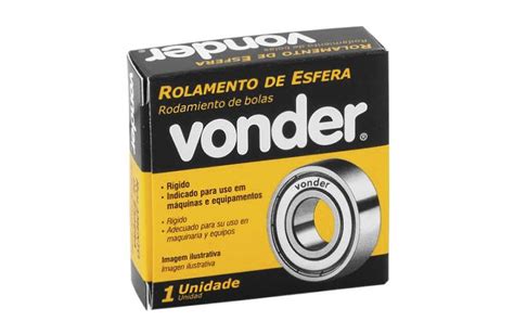 Rolamento R Gido De Esfera Zz Vonder Cofermeta Ferramentas