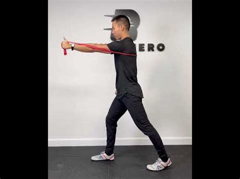 Banded Unilateral Serratus Punch Serratus Anterior Strengthening