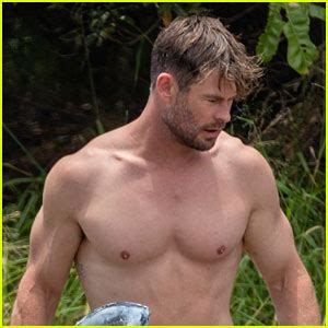 Chris Hemsworth Looks Ripped In New Shirtless Photos From A Surf Day In