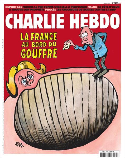 Charlie Hebdo N 1291 Mercredi 19 Avril 2017 Couverture Riss