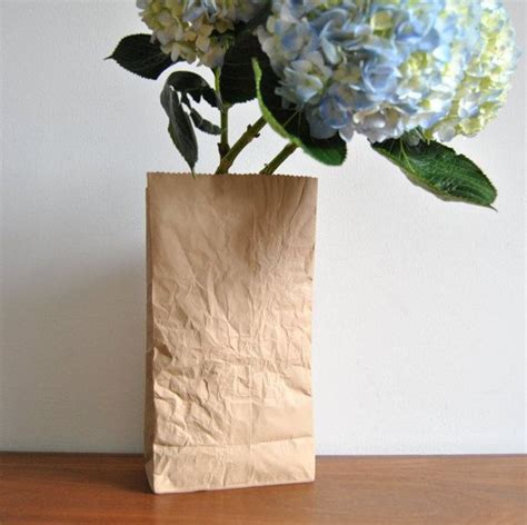 Rare 12 Large Harvey Vase 14 Paper Bag Ceramic Vase Porcelain Shopping