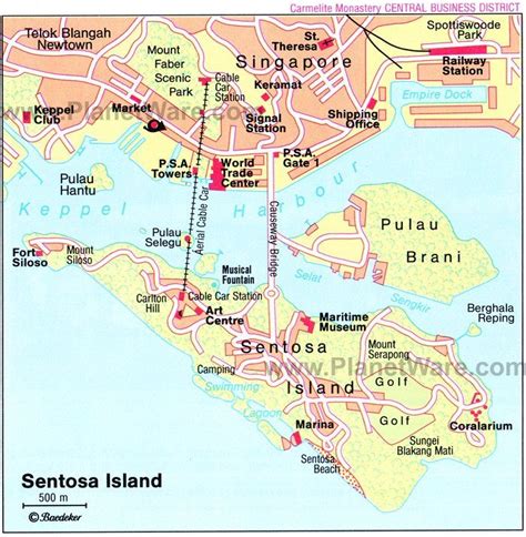 Sentosa Cable Car Map - Share Map